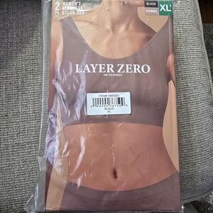 32 Degrees Women's Layer Zero Seamless Nylon Bra 2-Pack Brand New Size XL